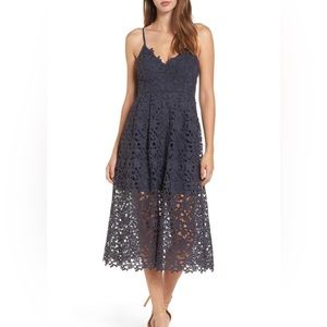 Astr the Label lace midi dress